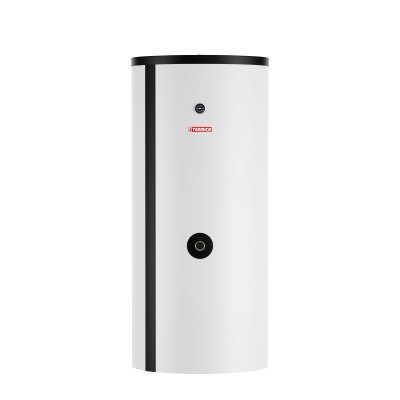 Wymiennik do pomp ciepła 500 l z wężownicą solarną, biały, stal nierdzewna Termica W2W500PCS.B